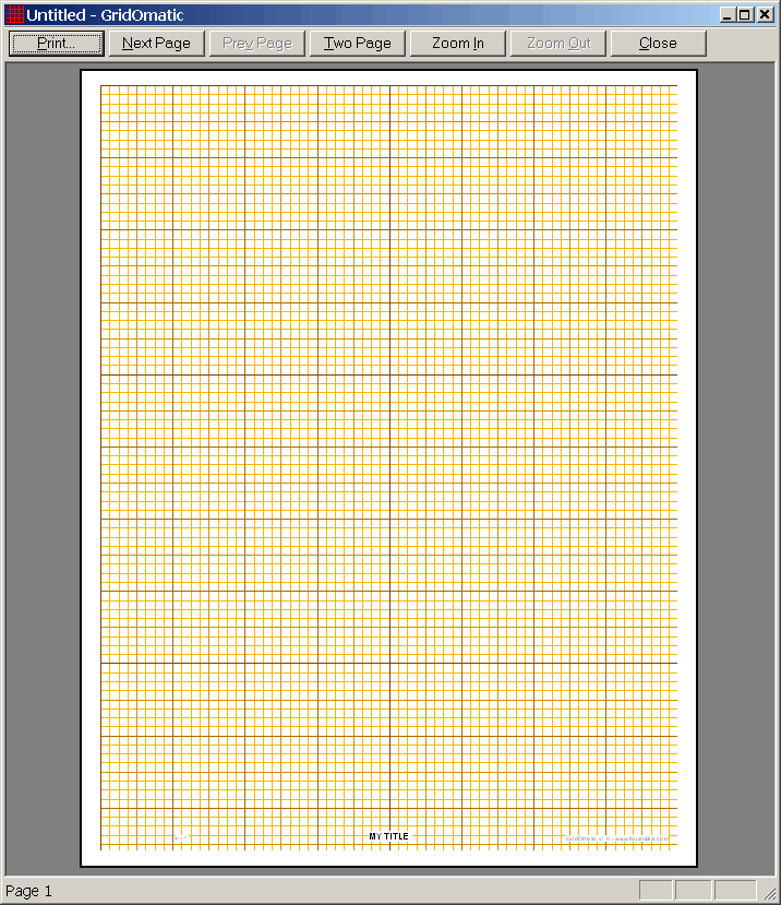 Colored Graph Paper